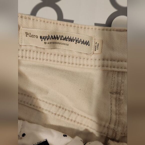 Pilcro and the Letterpress by Anthropologie Pinstripe High Rise Slim Ankle Pants - Picture 11 of 13